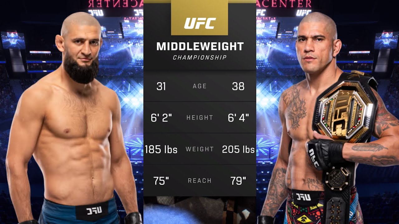 Khamzat Chimaev vs Alex Pereira Full Fight - UFC Fight Of The Night