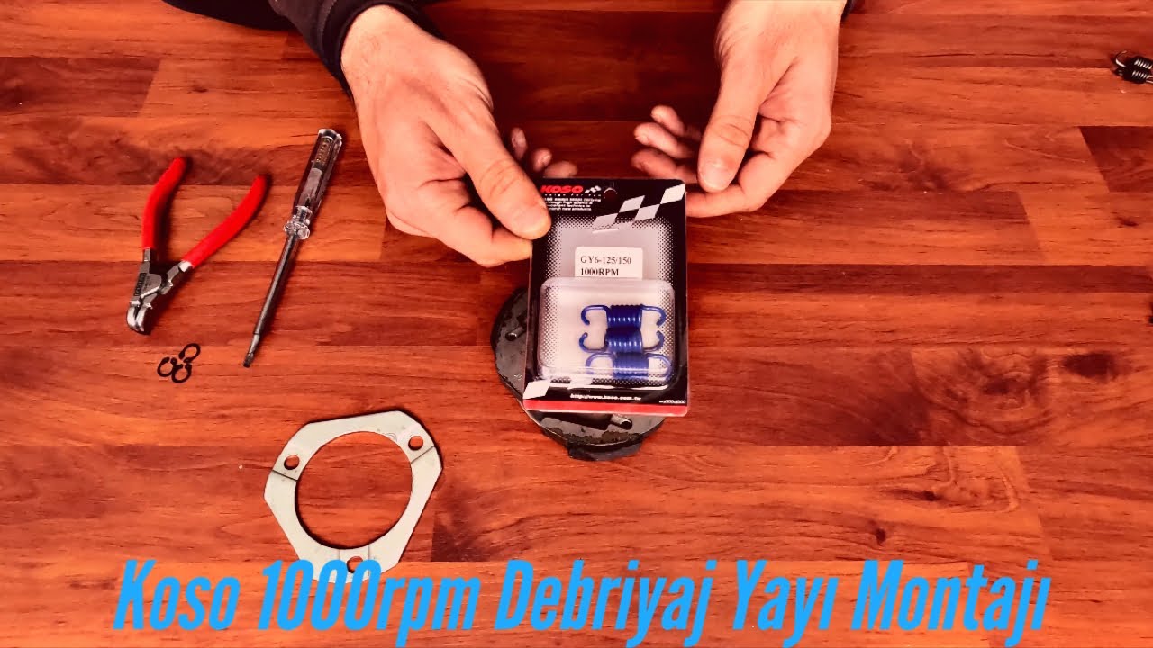 Koso 1000 Rpm Mavi Debriyaj Yayı montajı ve dikkat edilmesi gerekenler