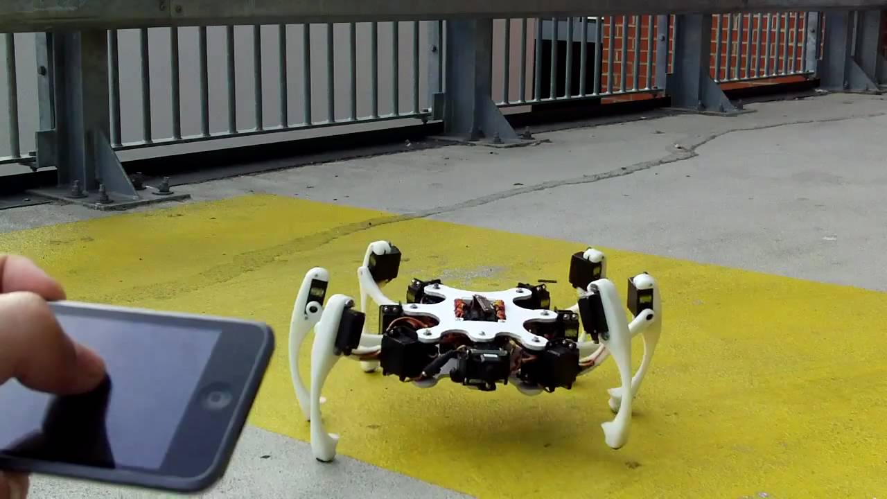Android, iPhone OS and a Hexapod Robot