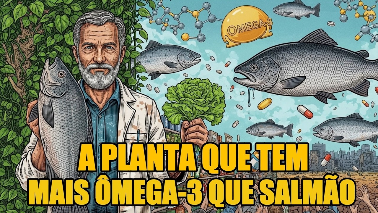 Você Não Vai Acreditar na Planta que Supera o Salmão em Ômega 3!