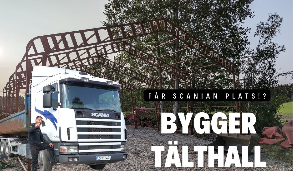 BYGGER EN TÄLTHALL TILL SCANIAN