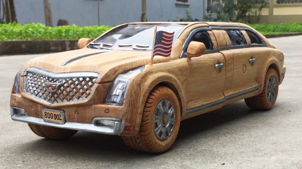 Pезьба по дереву - CADILLAC SEDAN 2020 - искусство деревообработки