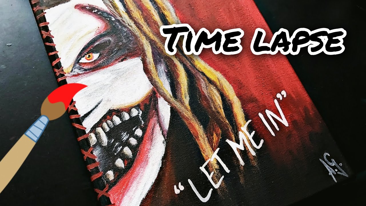 WWE The Fiend painting