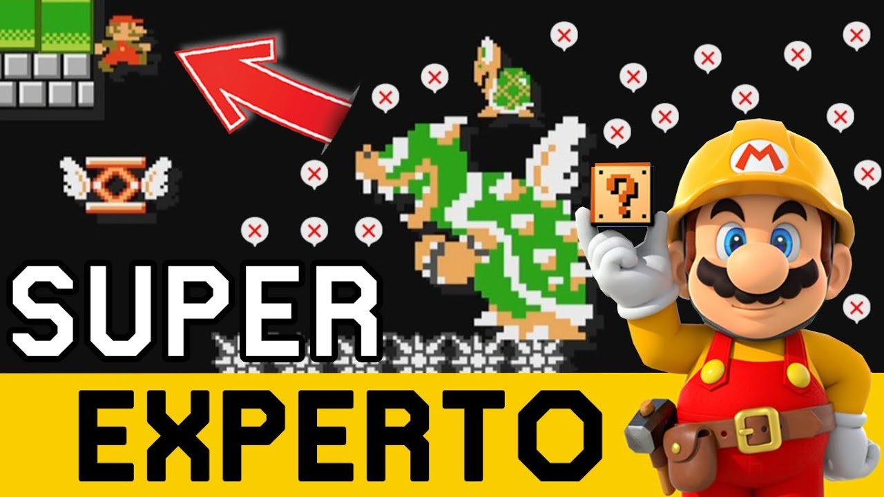 Aparece un 99% IMPOSIBLE Y PODEROSO !!! 👊😱 - SUPER EXPERTO NO SKIP | Super Mario Maker - ZetaSSJ