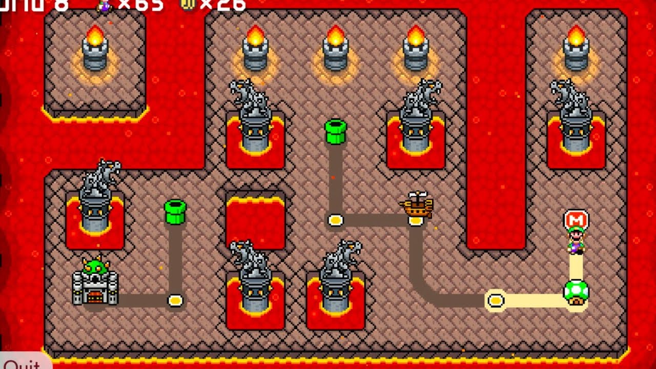 Super Mario maker 2 playing my super world 6 world 8
