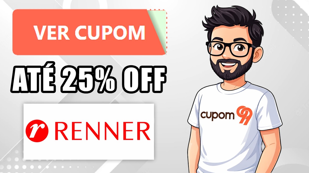 Cupom de Desconto Renner 2026! Até 25% OFF de desconto no Cupom Renner Fevereiro 2026