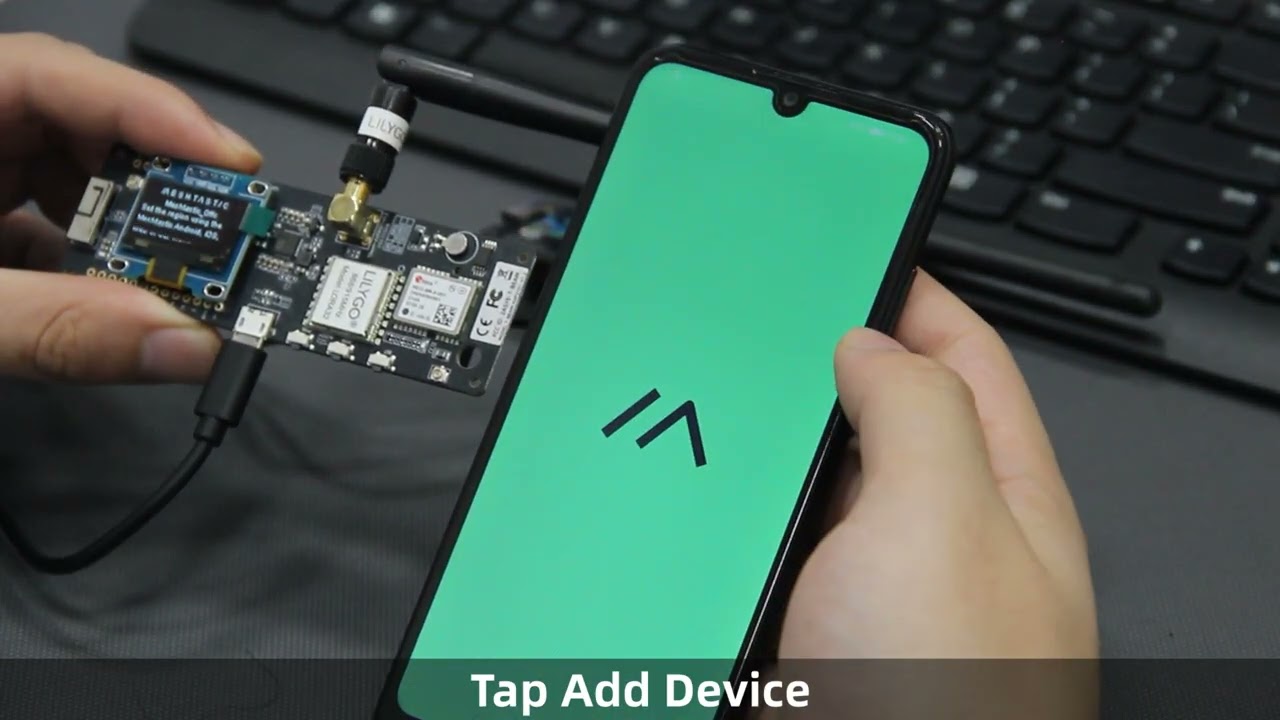 How to use a T-Beam to connect with Meshtastic firmware