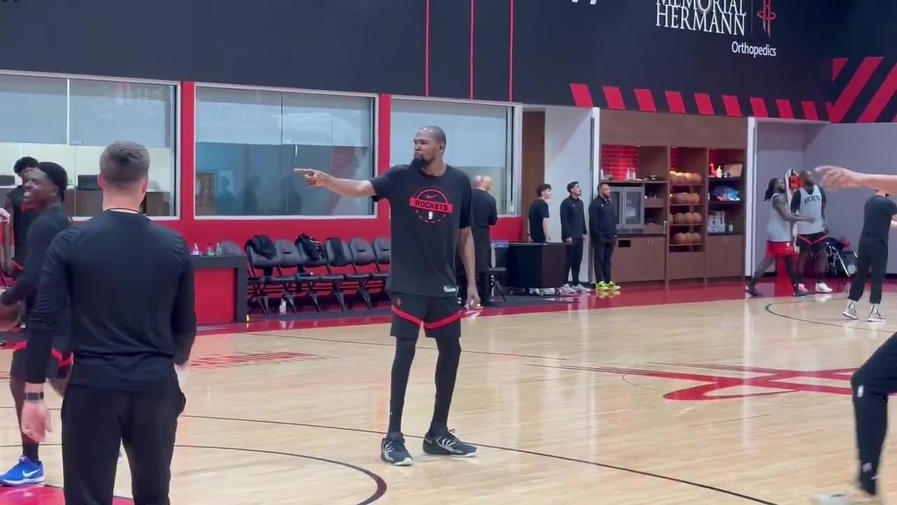 KEVIN DURANT & THE HOUSTON ROCKETS FIRST DAY OF THE OFFSEASON TRAINING CAMP FOR THE UPCOMING SEASON