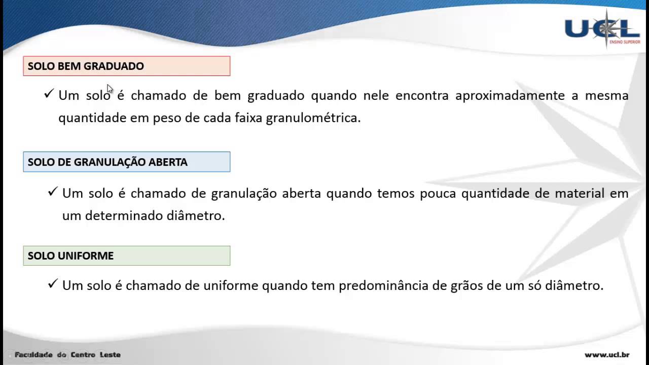 GEOTÉCNICA 3   CLASSIFICAÇÃO DOS SOLOS 02