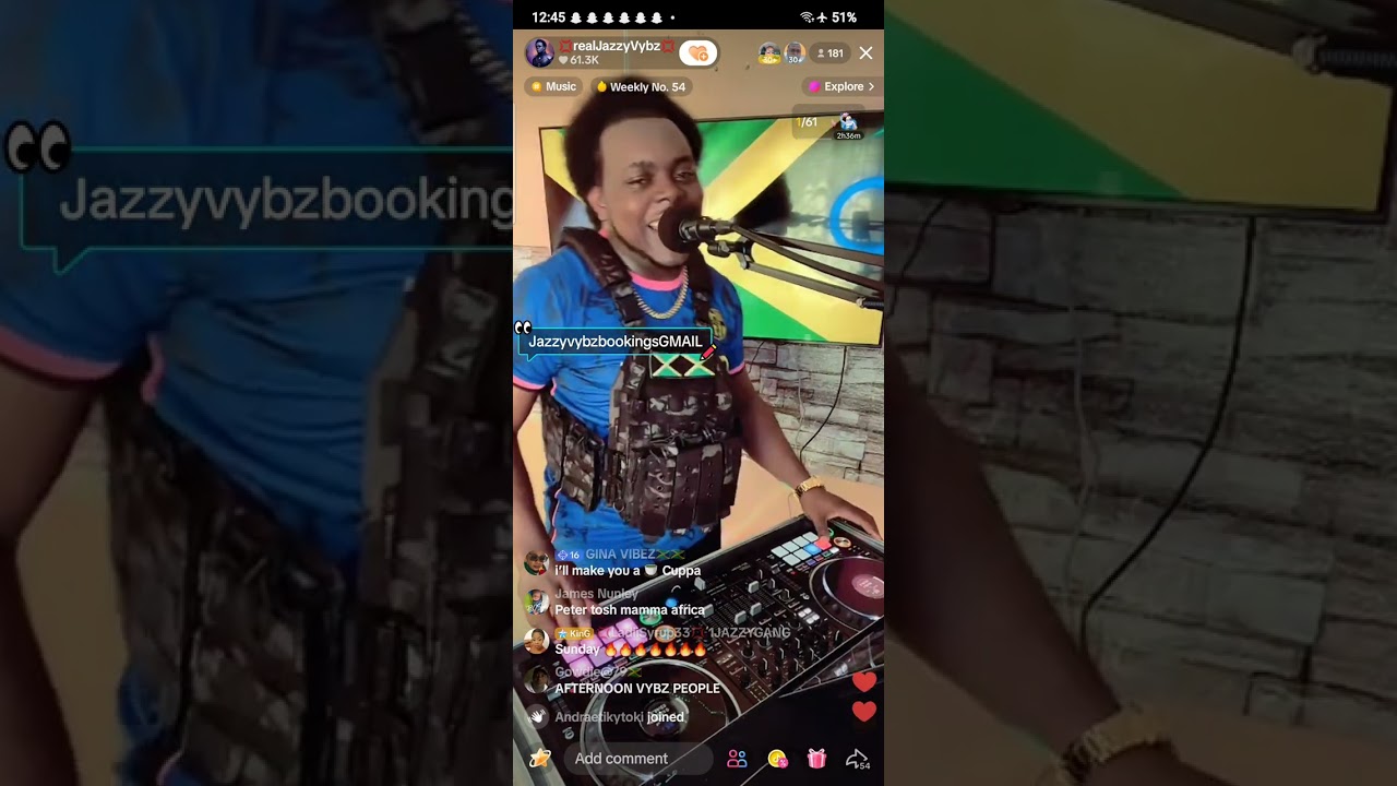 Jazzy Vybz Tiktok Live Reggae Mix February 2024 Sunday vibes