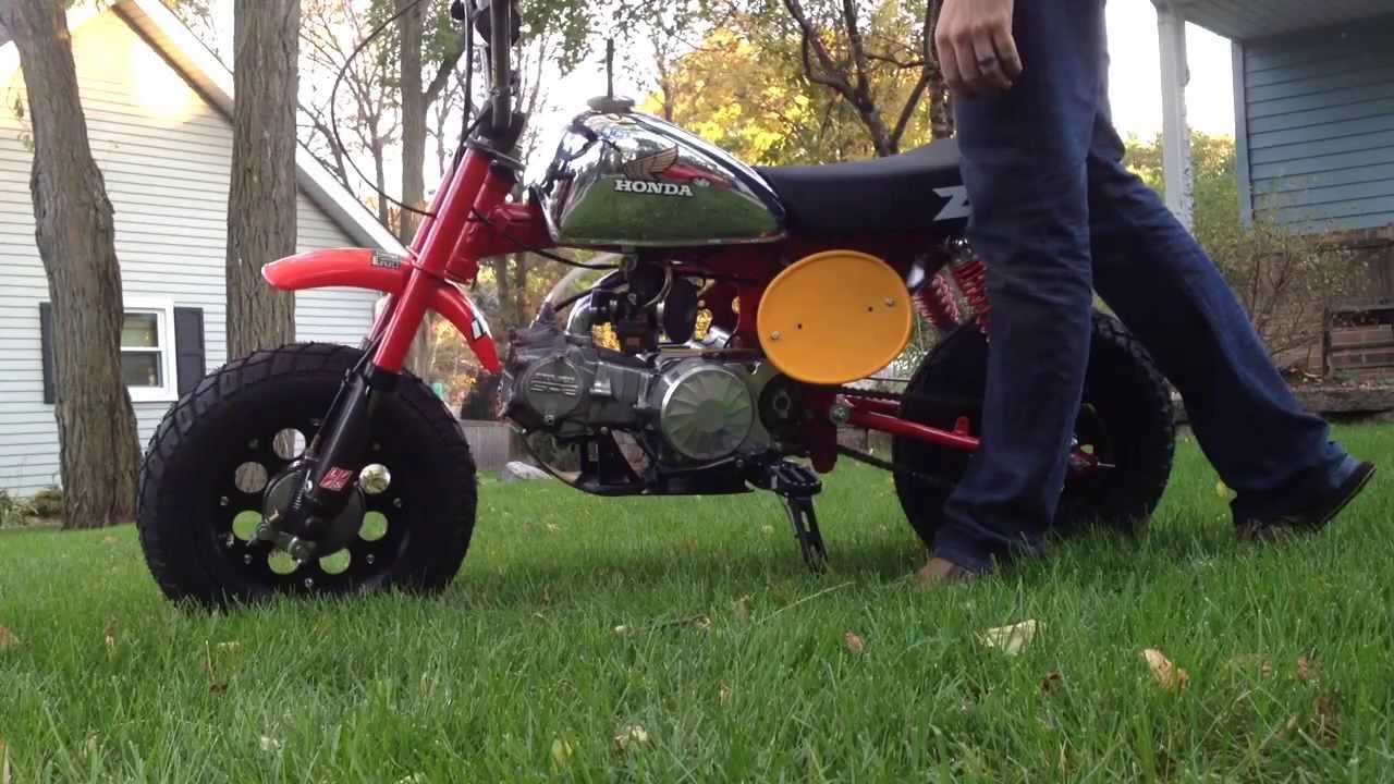 1979 Honda Z50 - highly modded.