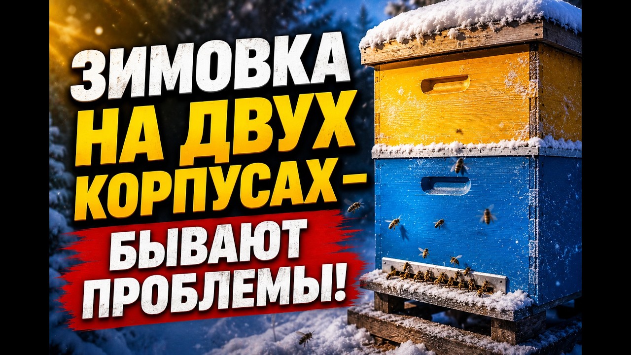 Зимовка на двух корпусах, бывают проблемы.