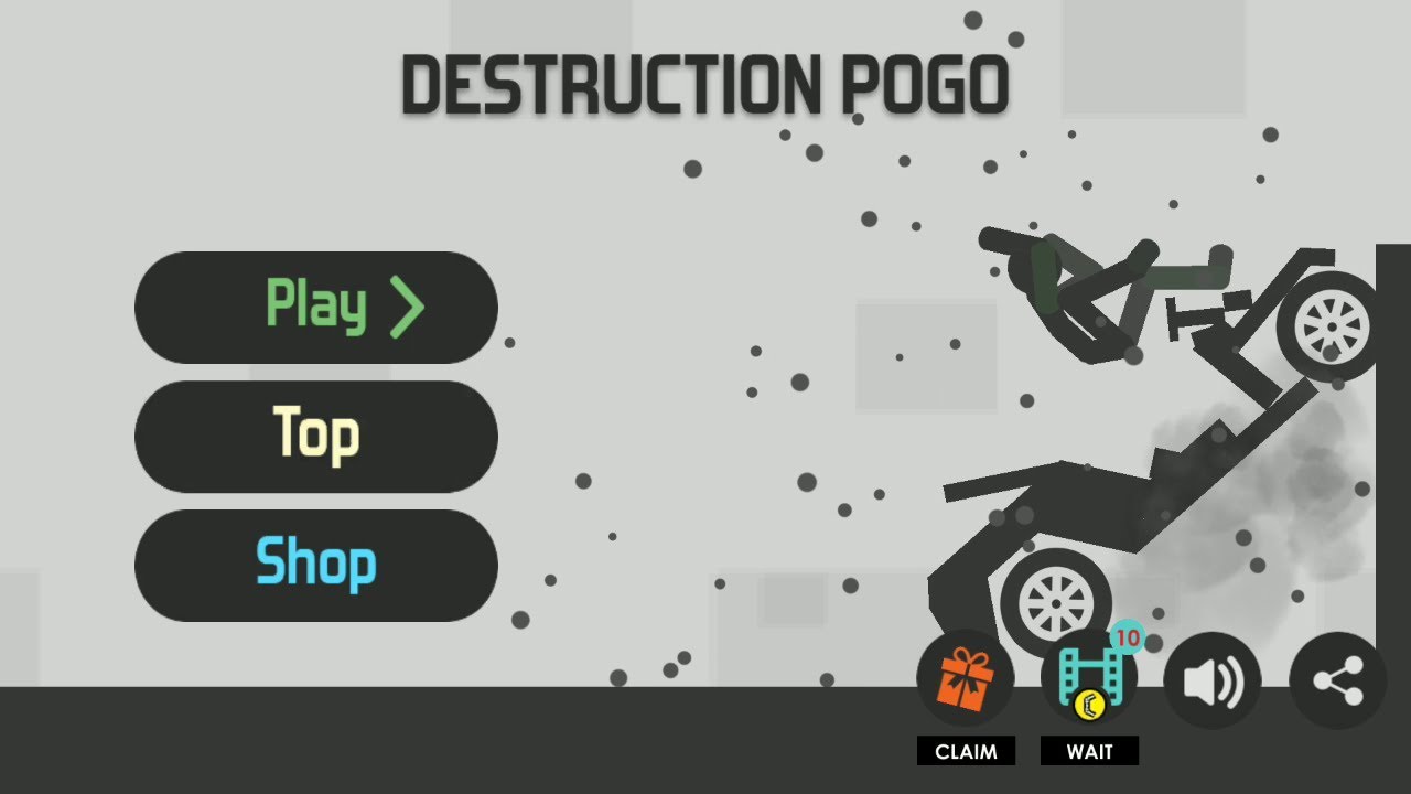 Stickman Destruction Pogo Gameplay (Complete) | Android Simulation Game