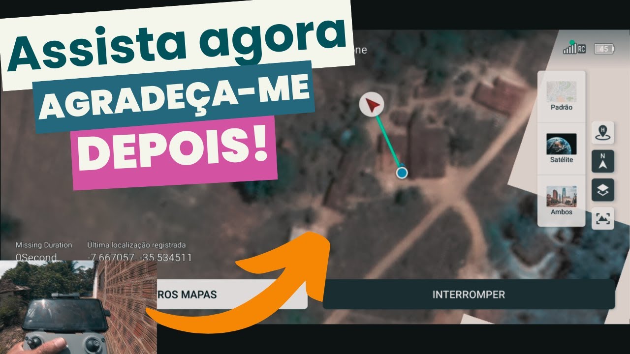 🔍 Como ENCONTRAR seu drone perdido com o DJI Fly 🚀📱 (Passo a Passo)