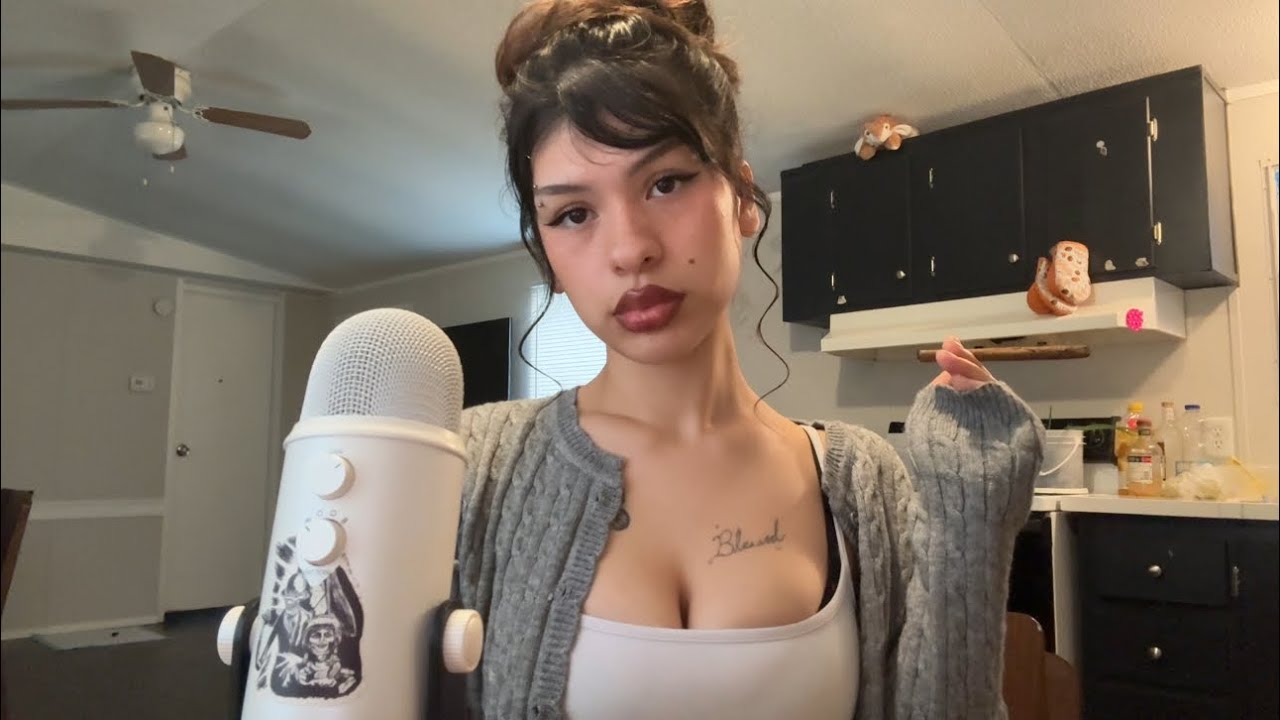 ASMR just smoking (relaxing burning sounds) 