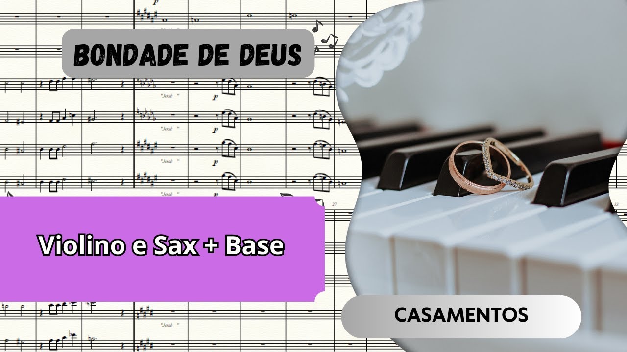 Bondade de Deus (duo instrumental) - Partitura