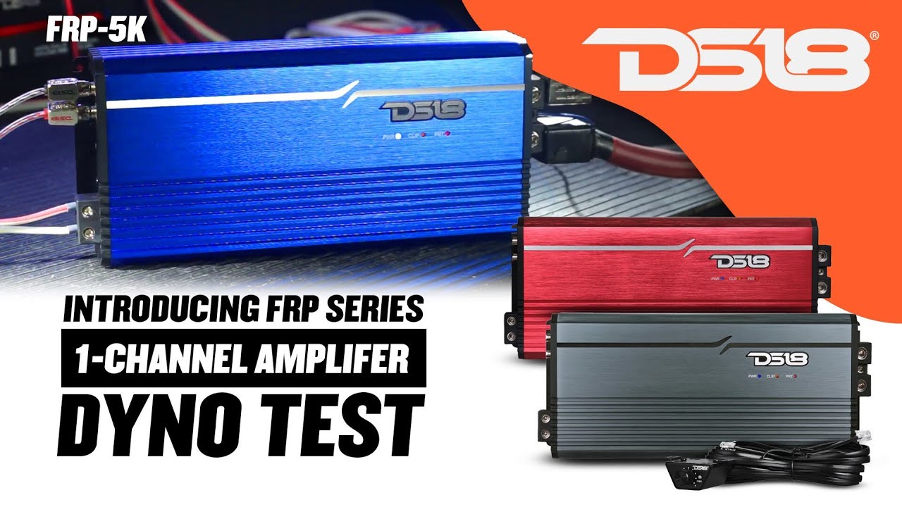 DS18 FRP-5k (DYNO) Компактный полнодиапазонный одноканальный усилитель класса D мощностью 5000 Вт...