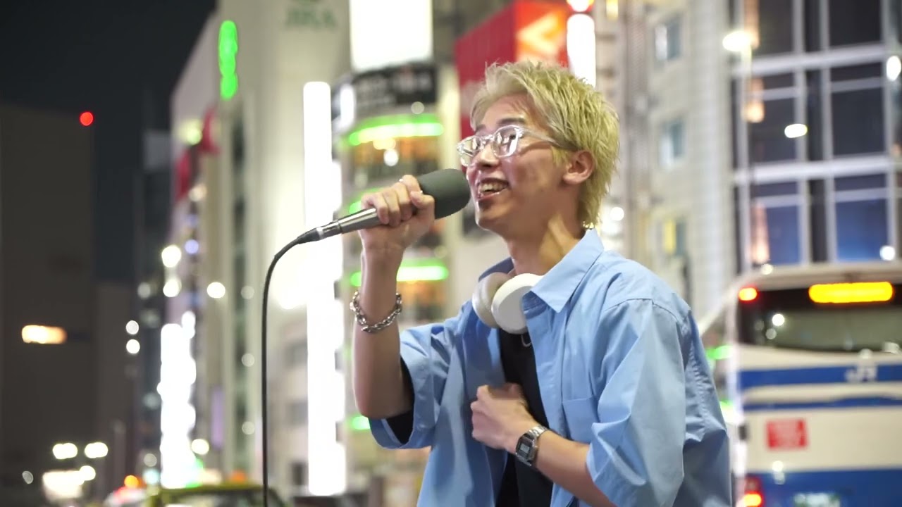 福岡から遠征！「春夏秋冬/Hilcrhyme」cover 松村一輝  (iKKi)新宿路上ライブ 2024.7.19