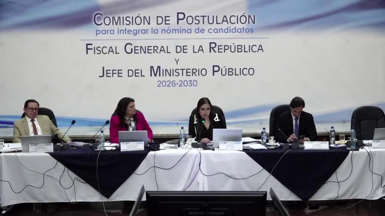 Comisión de Postulación para integrar la nómina  a Fiscal General y Jefe del MP. 05-03-2026