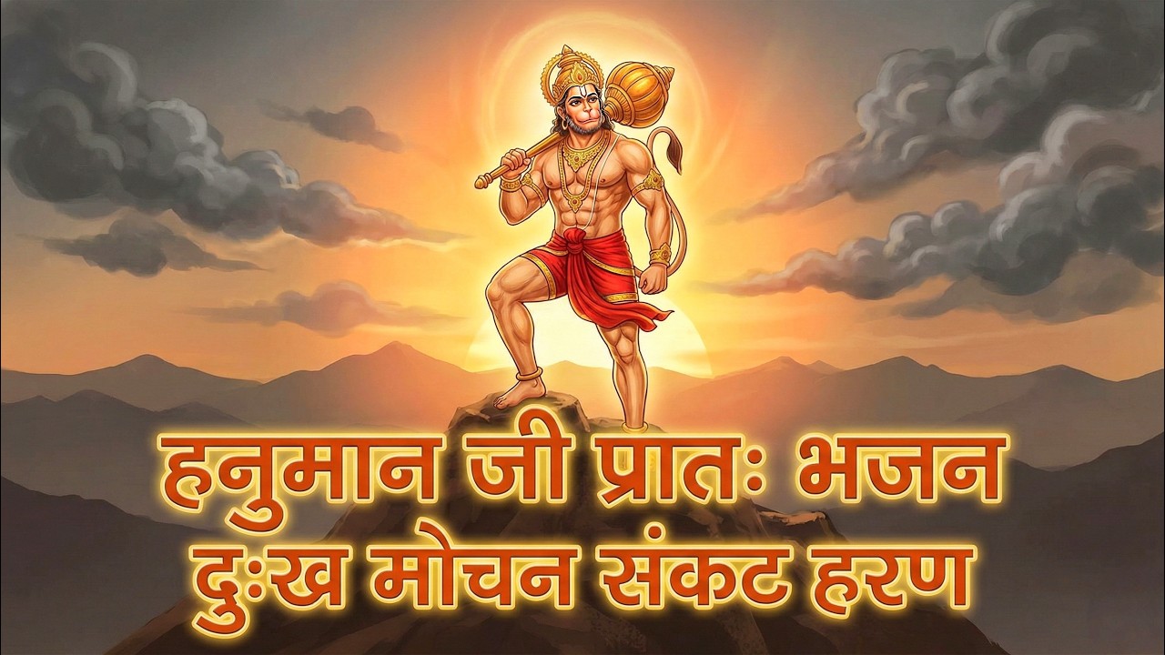 हनुमान जी प्रातः भजन | दुःख मोचन संकट हरण | Tuesday Morning Hanuman Bhajan