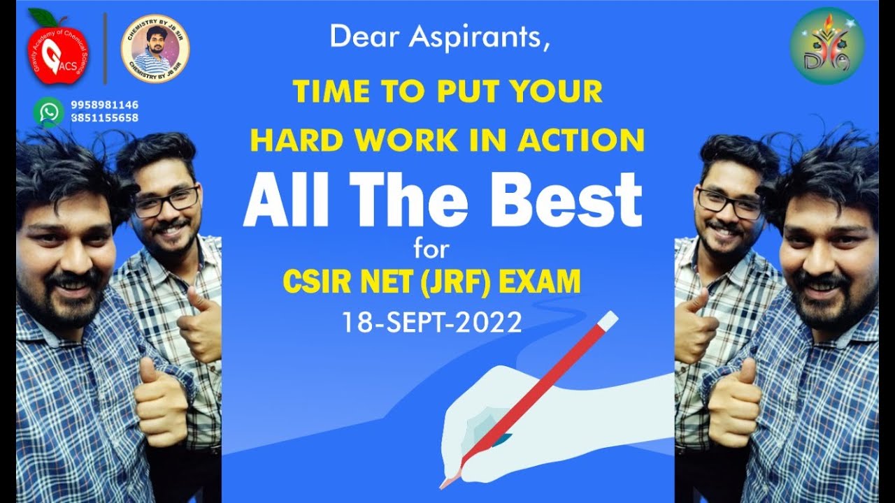 LAST MOMENT TIPS||BEST OF LUCK||CSIRNETJRF JUNE2022 ASPIRANTS||GRAVITY JAIPUR||JBSIR