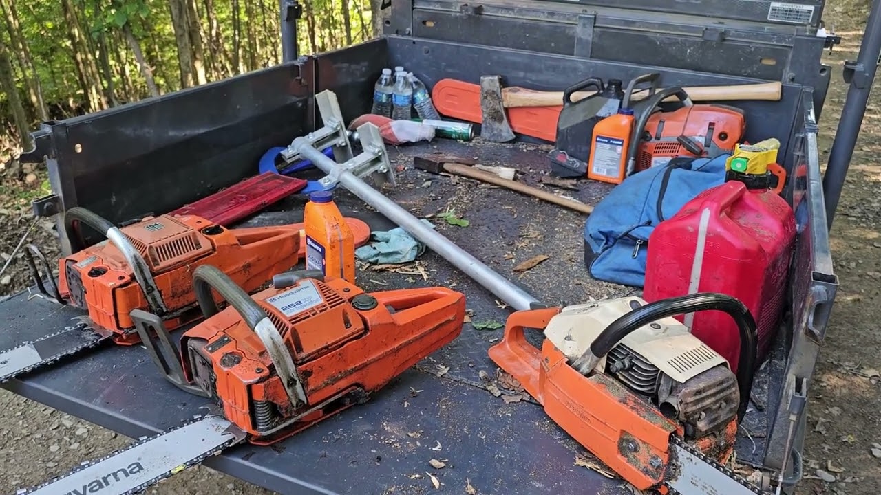 Husqvarna 262 против 154. В лесу. Обсуждение пилы.