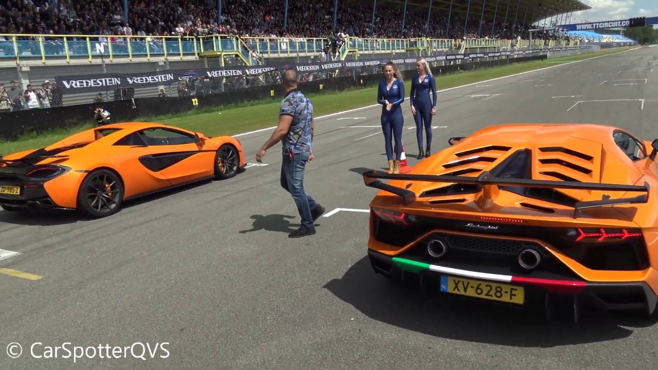Lamborghini Aventador SV-J DRAGRACE VS. Huracan Performante, McLaren 570S, Turbo S, GTR etc!