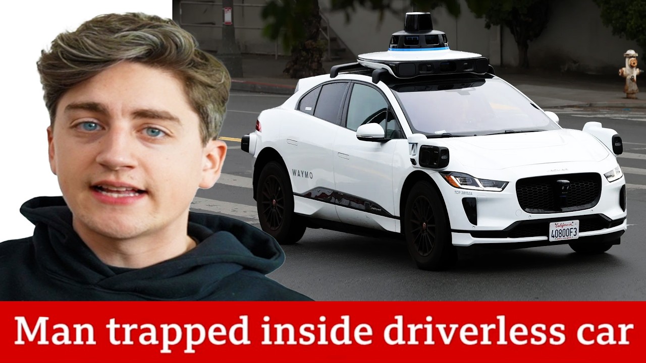 he got trapped in a self driving car