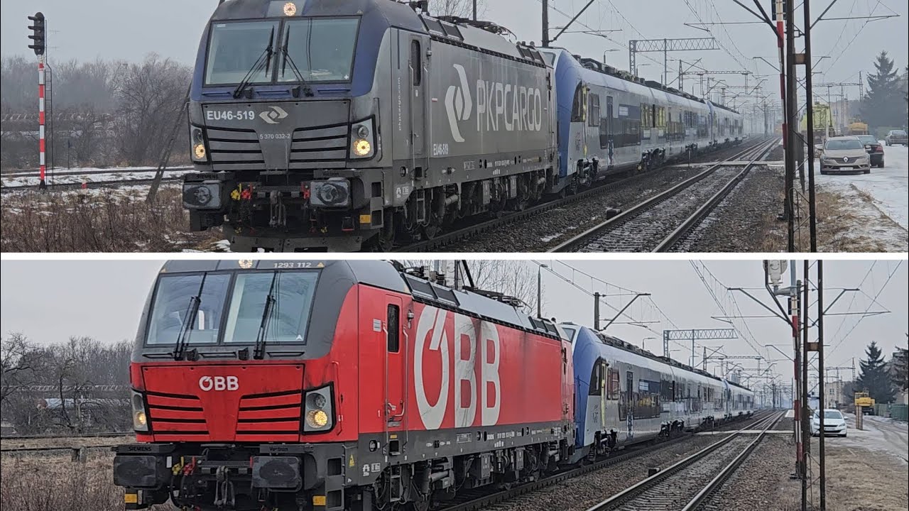 Dwa transporty EZTów PESY Bydgoszcz dla kolei Rumuńskich ARF 