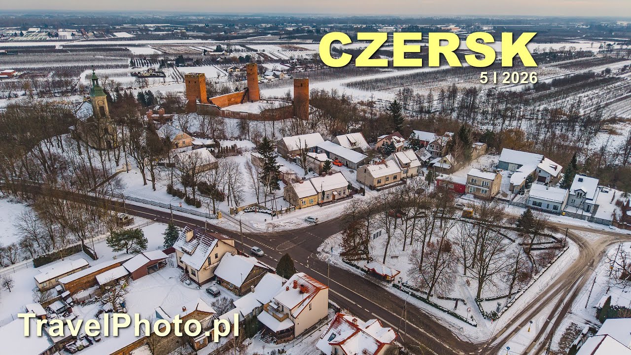 Черск в снегу - январь 2026 года