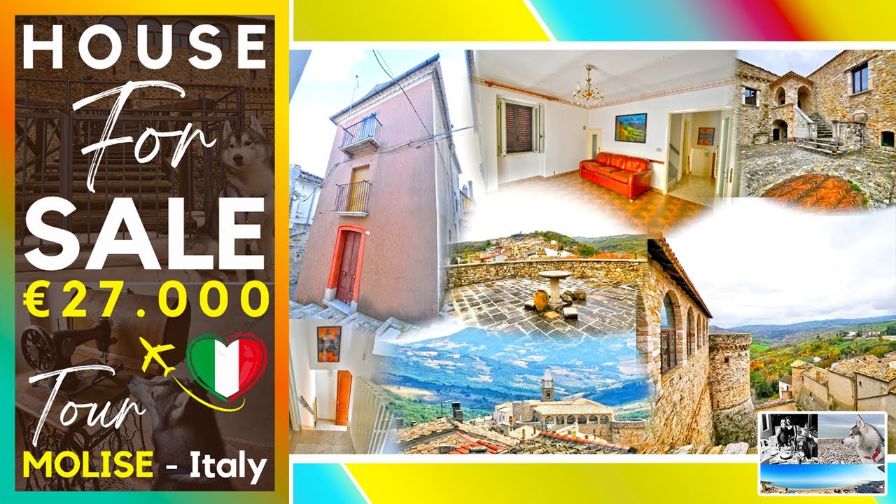 Historic Italian House for Sale Near Castle – Live in a Village in Molise, Italy