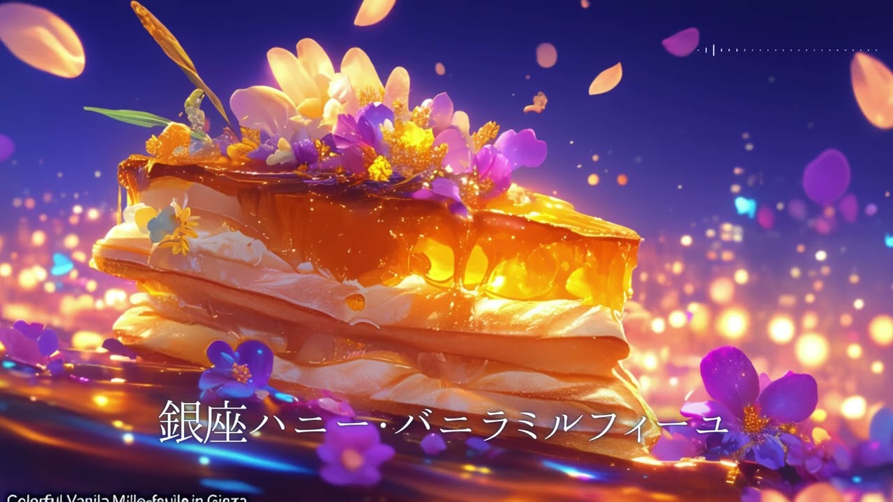 【フリーBGM/1時間】銀座ハニー・バニラミルフィーユ（作業用BGM/勉強用BGM/配信用BGM）