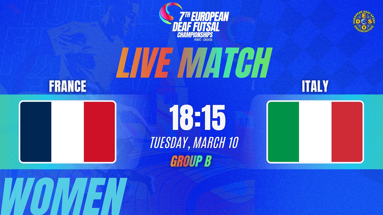 WOMEN | GAME 05 | GROUP B | FRANCE vs ITALY