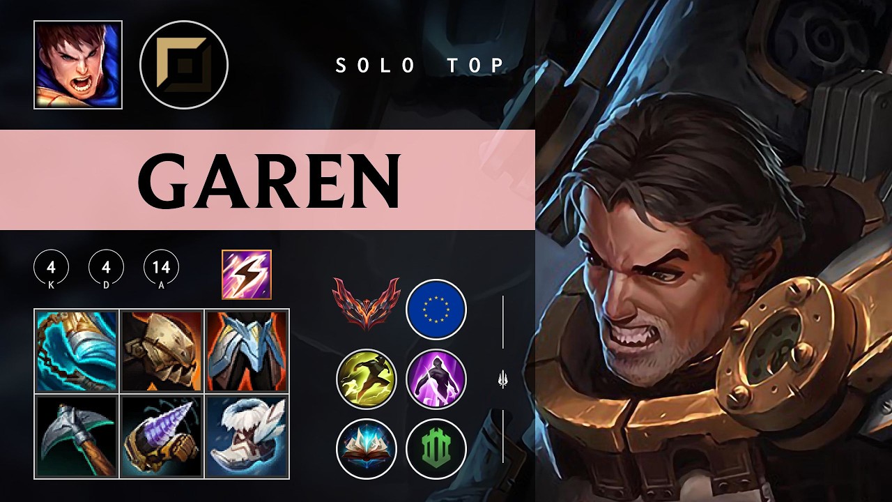Garen Top vs Vayne - EUW Grandmaster Patch 26.05
