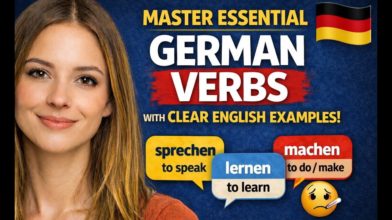 Essential German Verbs – Part 8 🇩🇪  Learn German Fast A1–A2