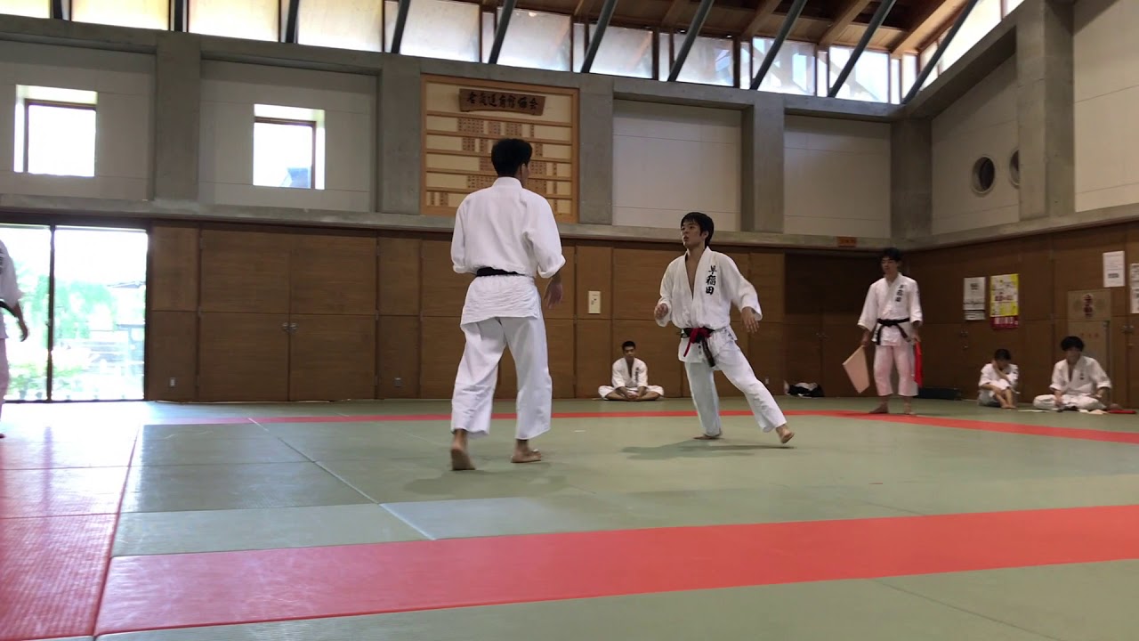 2019夏合宿　徒手乱取　部内試合（早稲田大学合気道部）Aikido Toshu Randori