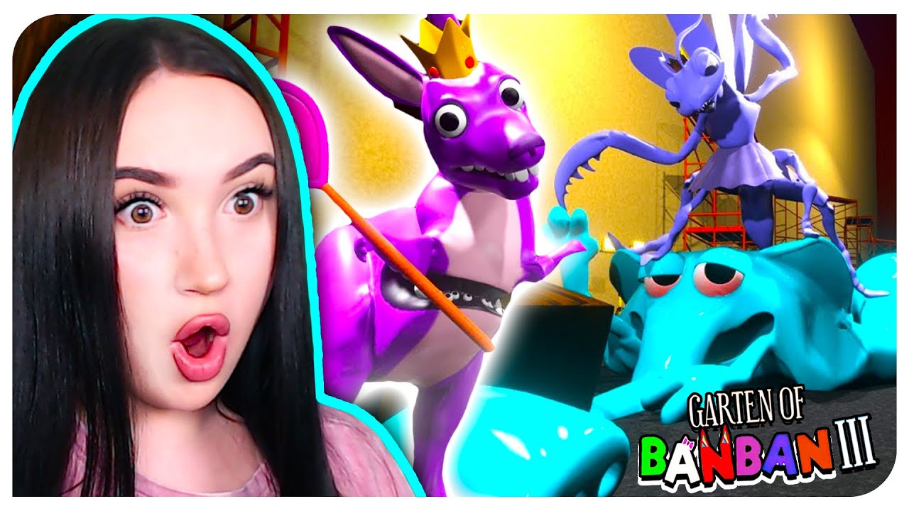 ТРЕНЕР ПИКЛЗ СПАС НАС!😨 НОВЫЕ МОНСТРЫ НИББЛЕР, МИСС ЛУНА и ДОКТОР➤ GARTEN OF BANBAN 3 Gameplay