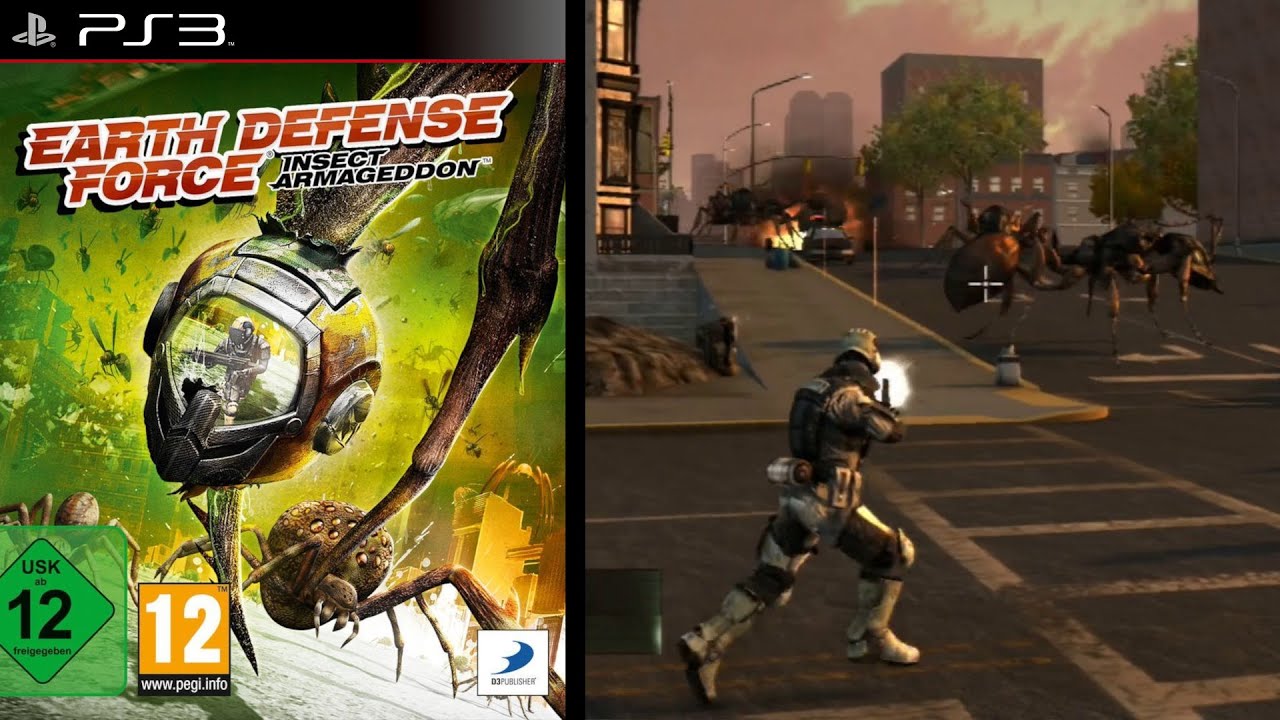 Earth Defense Force: Insect Armageddon ... (PS3) Gameplay