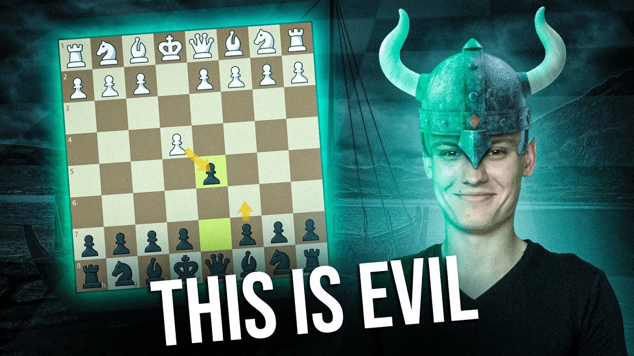 This will make your opponents RAGE QUIT (Scandinavian Gambit)