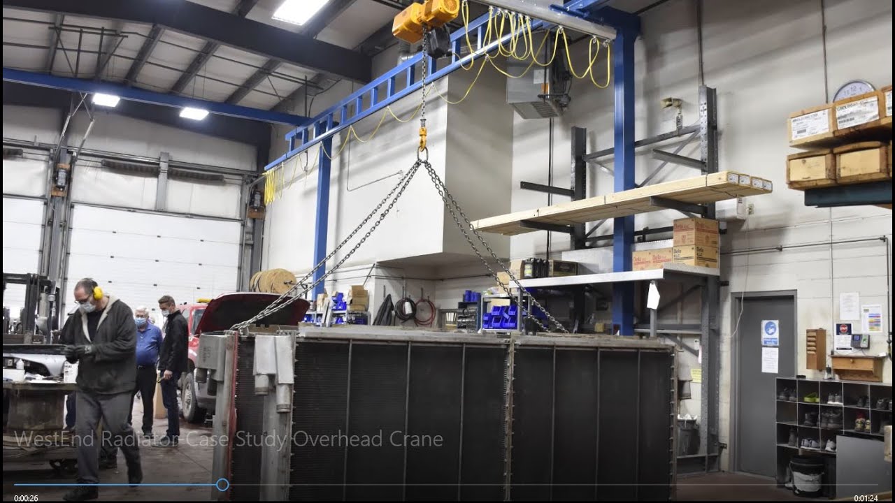 West End Radiator Overhead Crane - Case Study