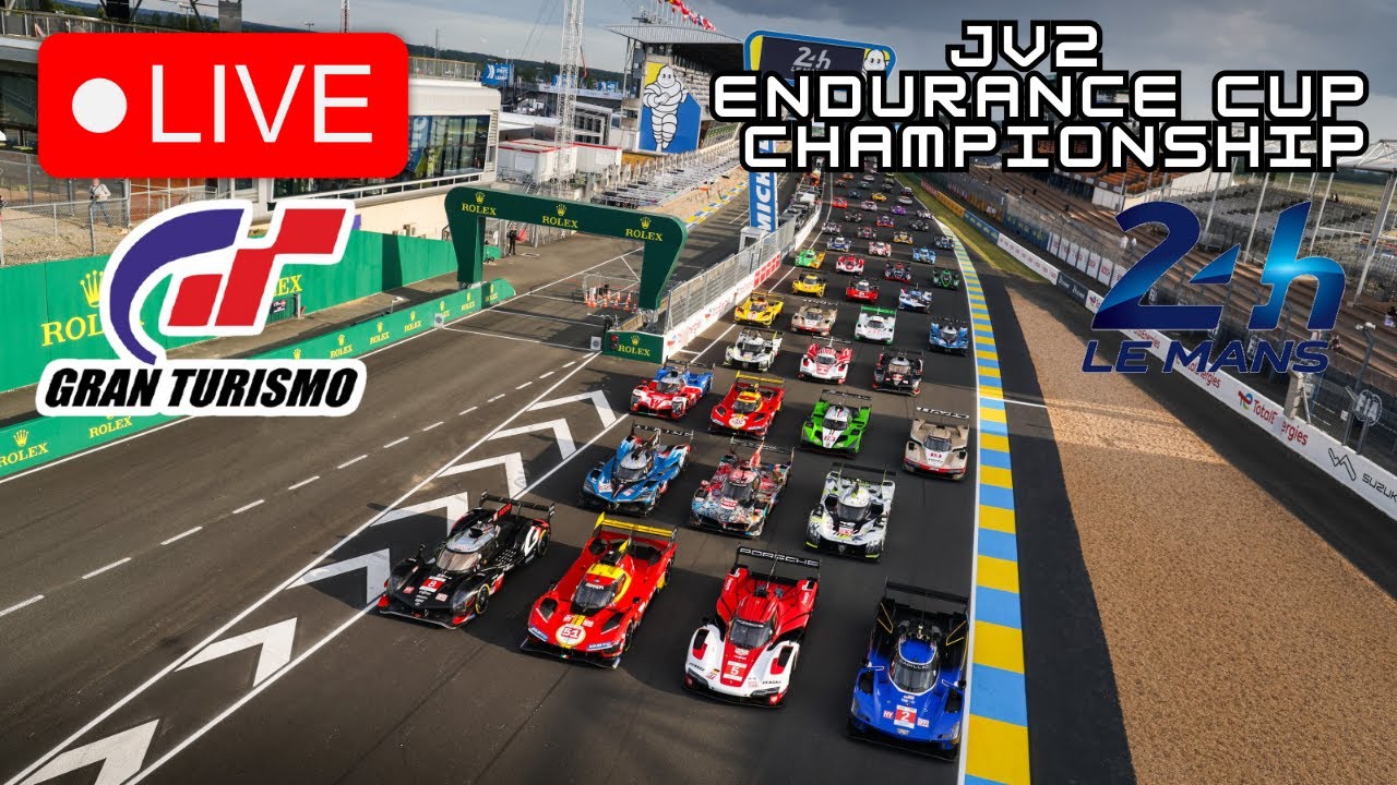 Live Gran Turismo 7 - championnat endrance - 24h du MANS !