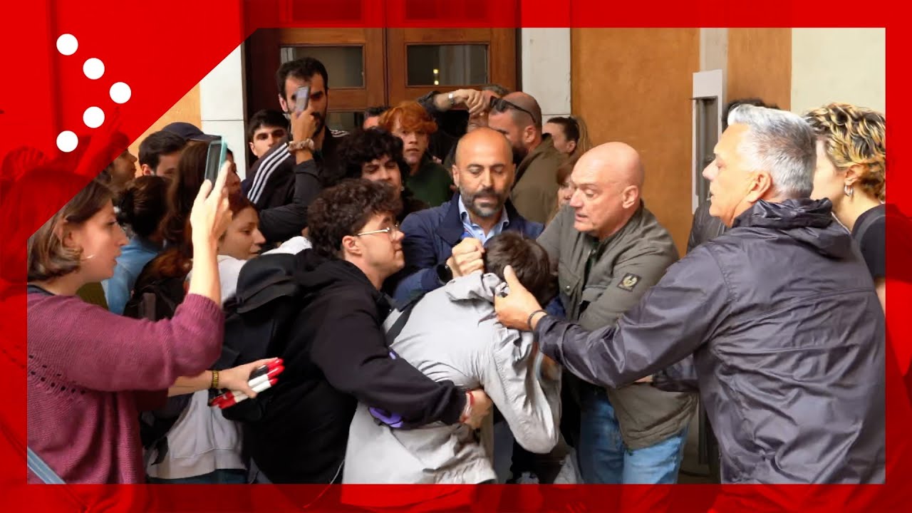Presidio pro Palestina all'università di Padova, tensione tra studenti e agenti di polizia