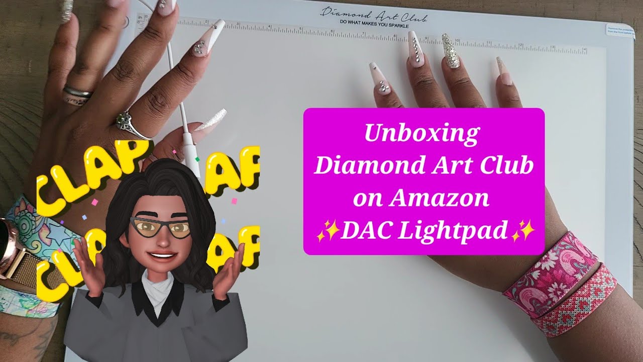 Unboxing/Demo Diamond Art Club on Amazon ✨️Lightpad✨️