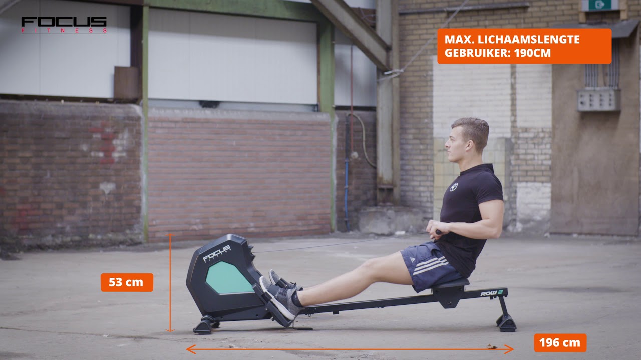 Roeitrainer - Focus Fitness Row 2 - Productinformatie - Betersport