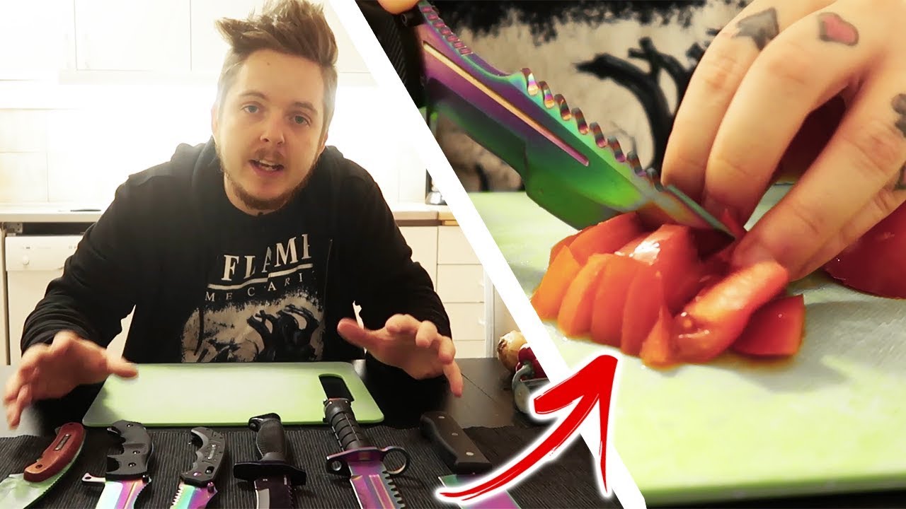 Lagar Mat Med RIKTIGA CS:GO Knivar!