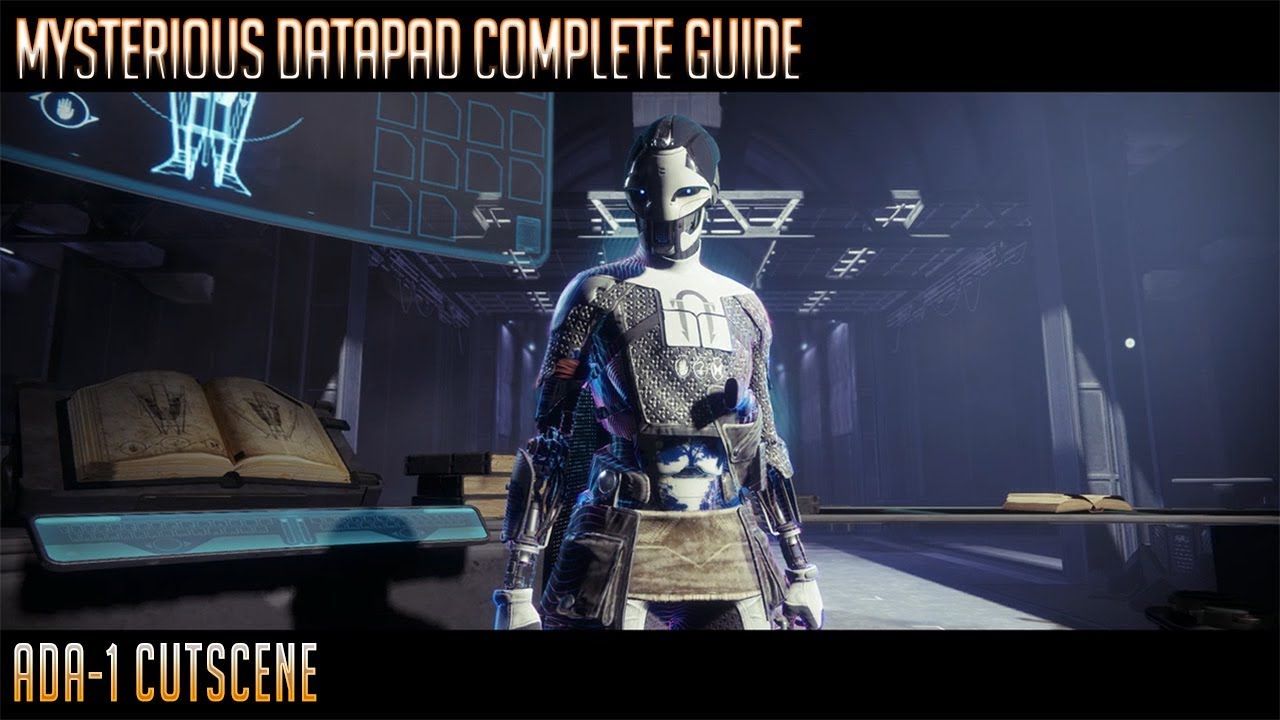 Mysterious Datapad - Full Guide | Ada-1 Cutscene (Destiny 2 Black Armory)