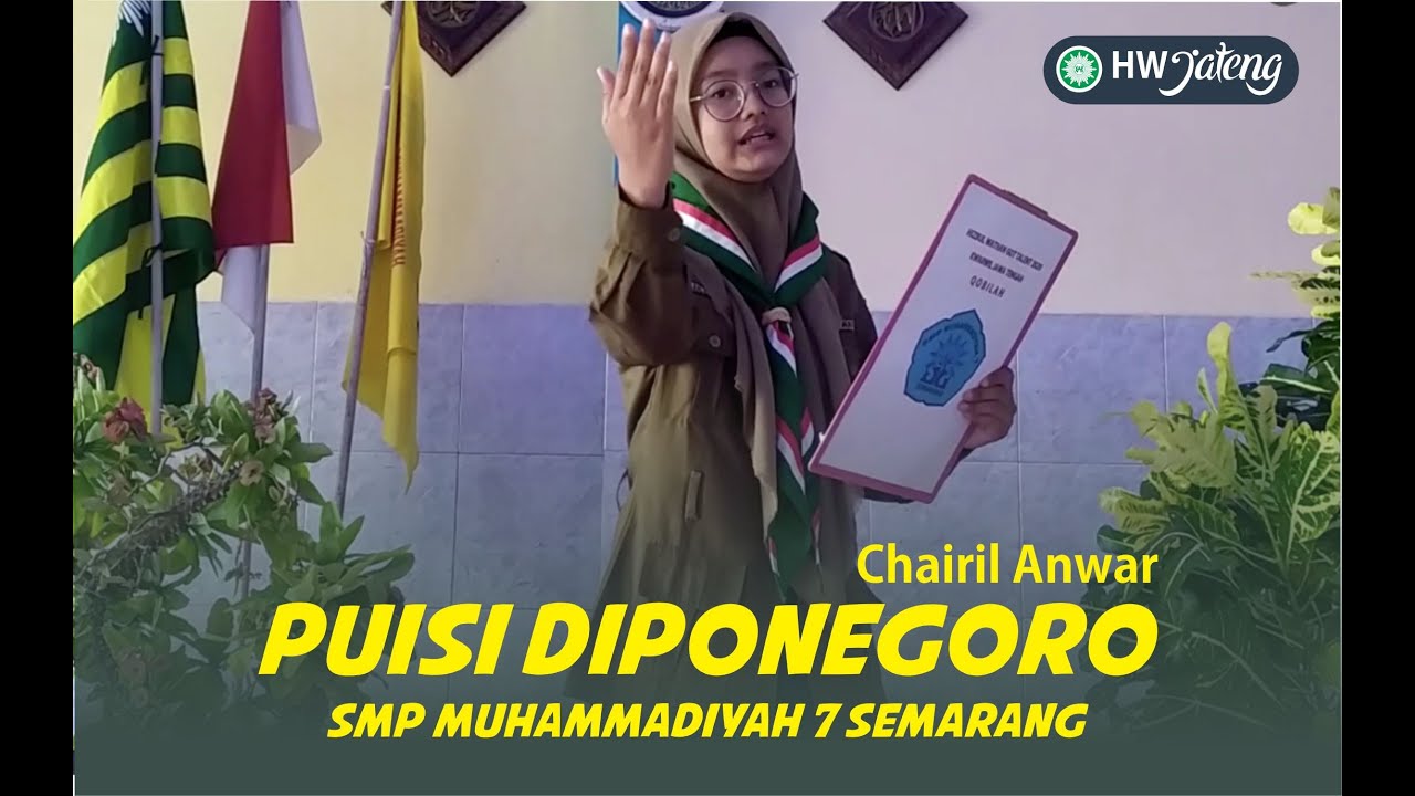 Puisi Diponegoro | SMP Muhammadiyah 7 Semarang