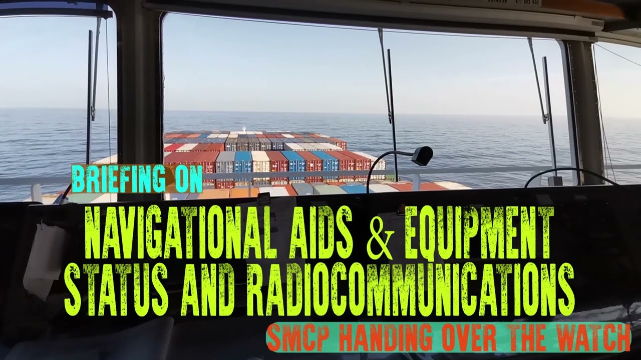 MARITIME ENGLISH #26 | NAVIGATIONAL AID & EQUIPMENT STATUS AND RADIOCOMMUNICATIONS