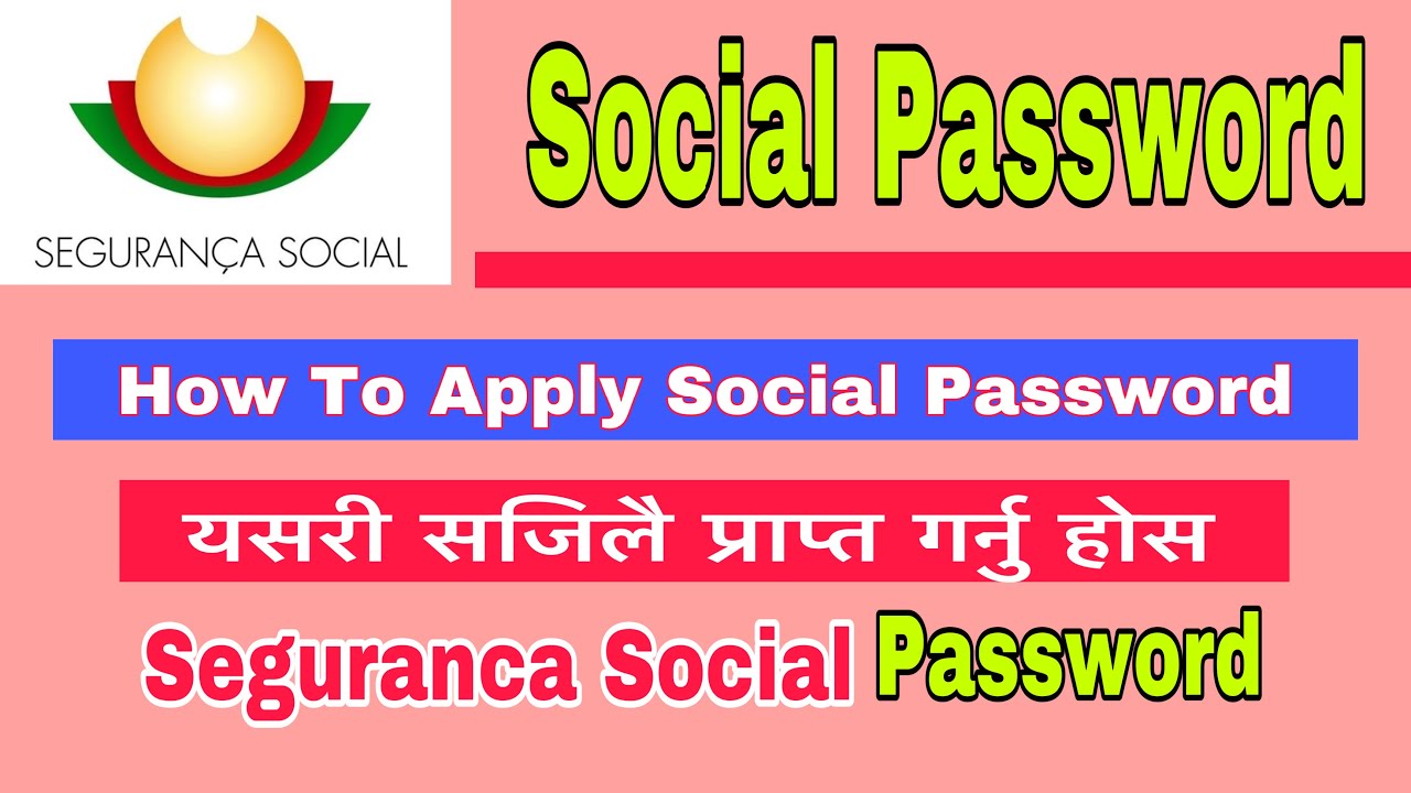 How To Apply Seguranca Social Password - How To Register Seguranca Social || Portugal