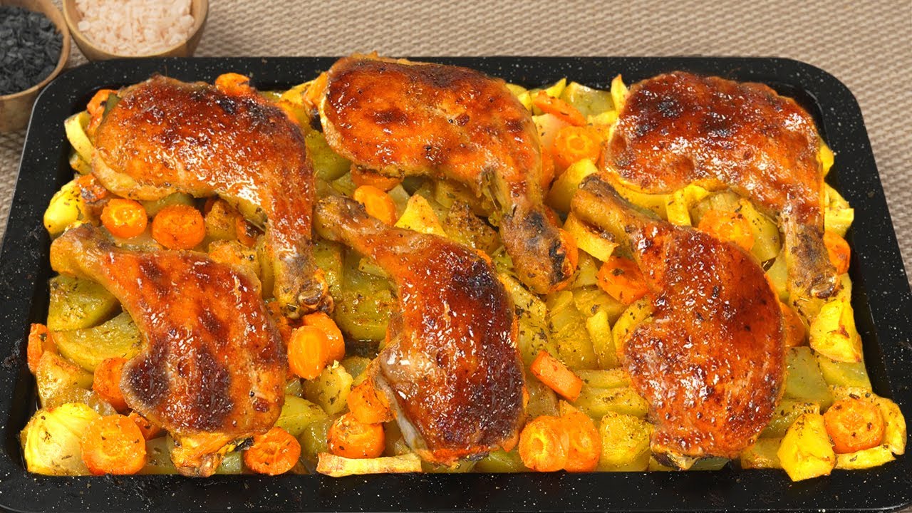 Bestes Hähnchenschenkel Rezept!!! Habe diesen Trick in einem Restaurant gelernt!